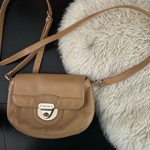 Calvin Klein Crossbody Caramel Handbag Small